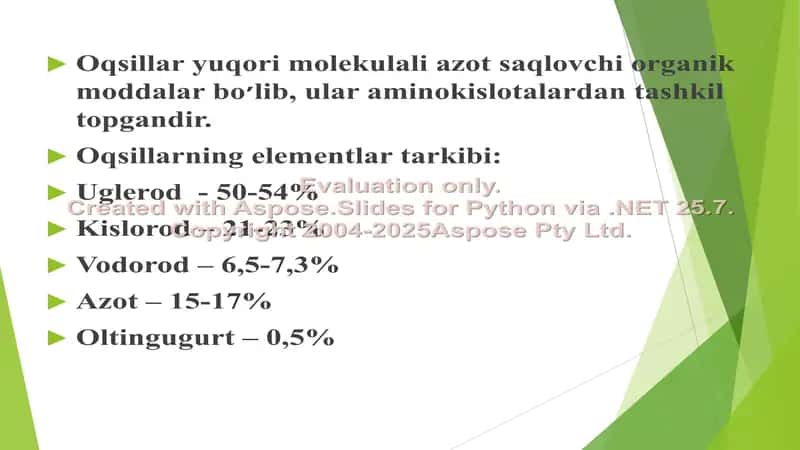 Oqsil va Pepdid 3
