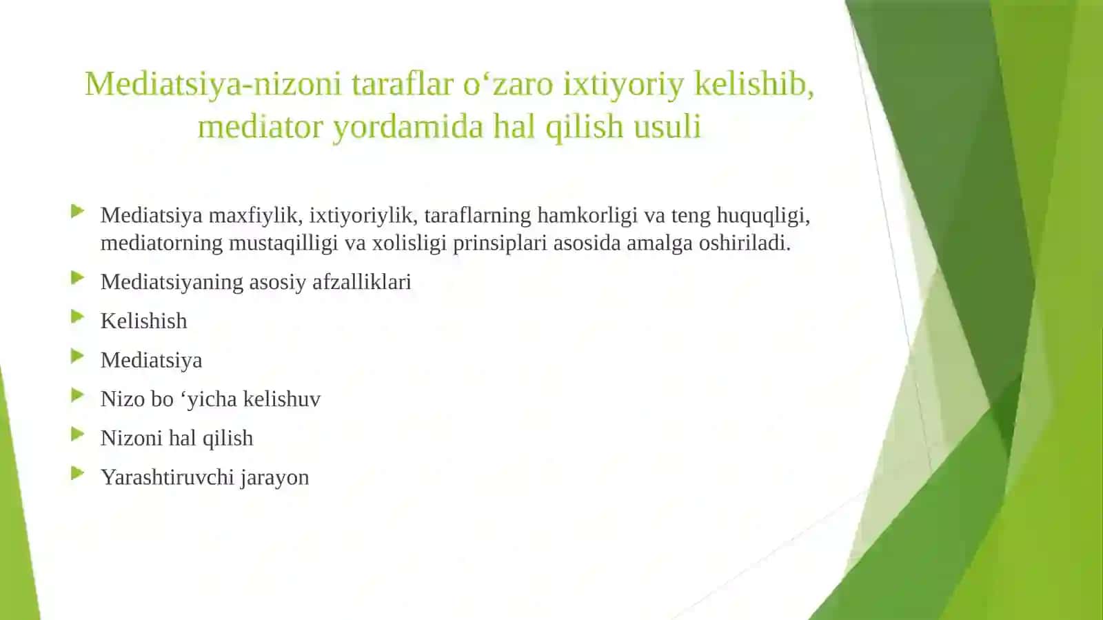 PEDAGOGIK KONFILEKTOLOGIYADA TOLERANTLIK TUSHUNCHASI VA MEDIATSIYA QOIDALARI 3