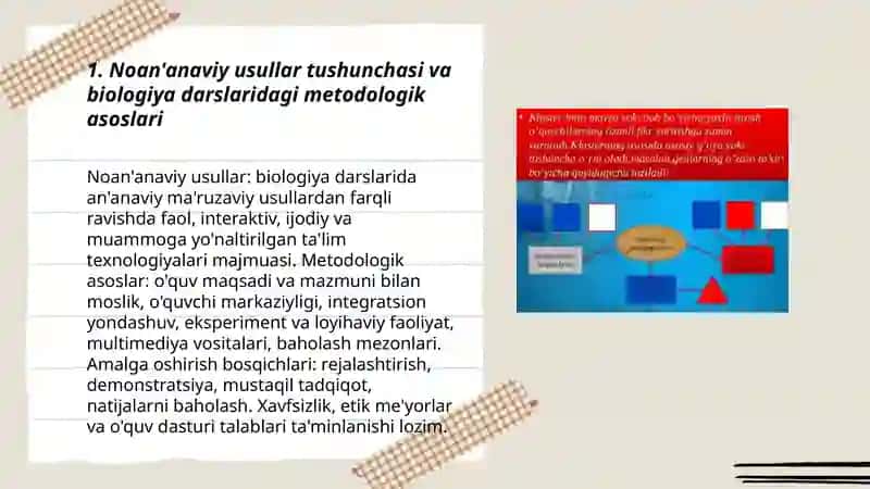 Biologiya darslarida noan'anaviy usullarni qo'llash metodologiyasi 3