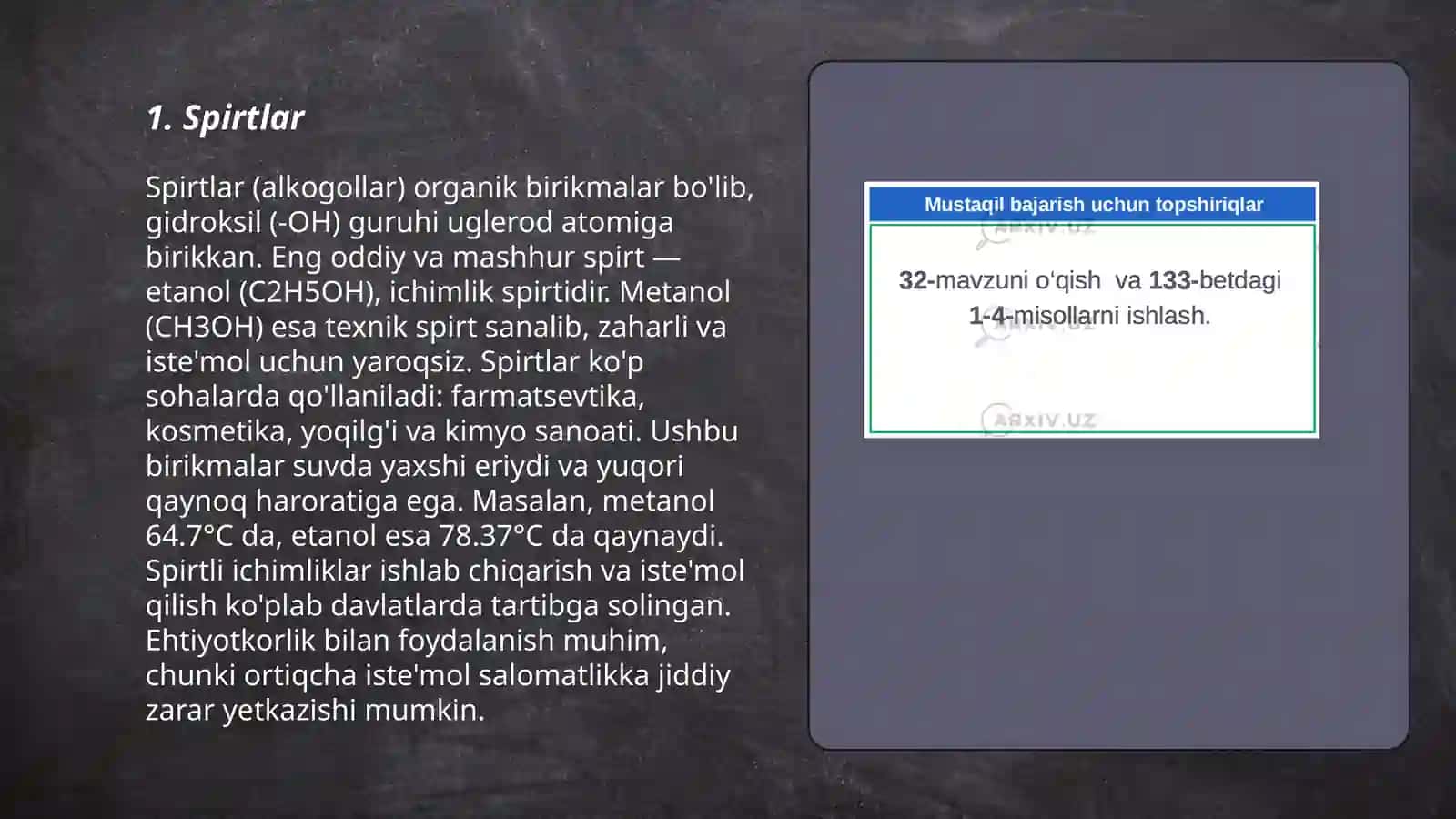 Kislorod saqlovchi organik birikmalar 3