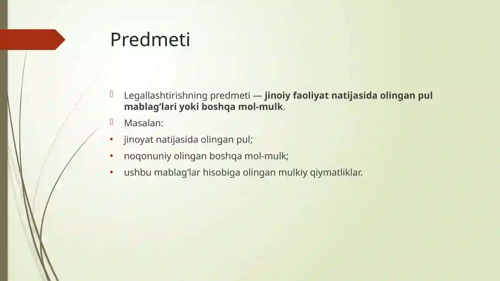 Jinoiyfaoliyatdanolingandaromadlarnilegallashtirish 3