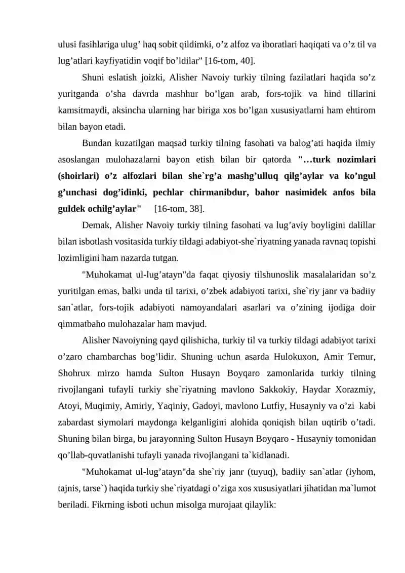 Alisher Navoiy nasriy risolalar 3