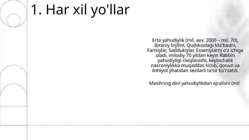 Xristianlik va yahudiylar dini 3
