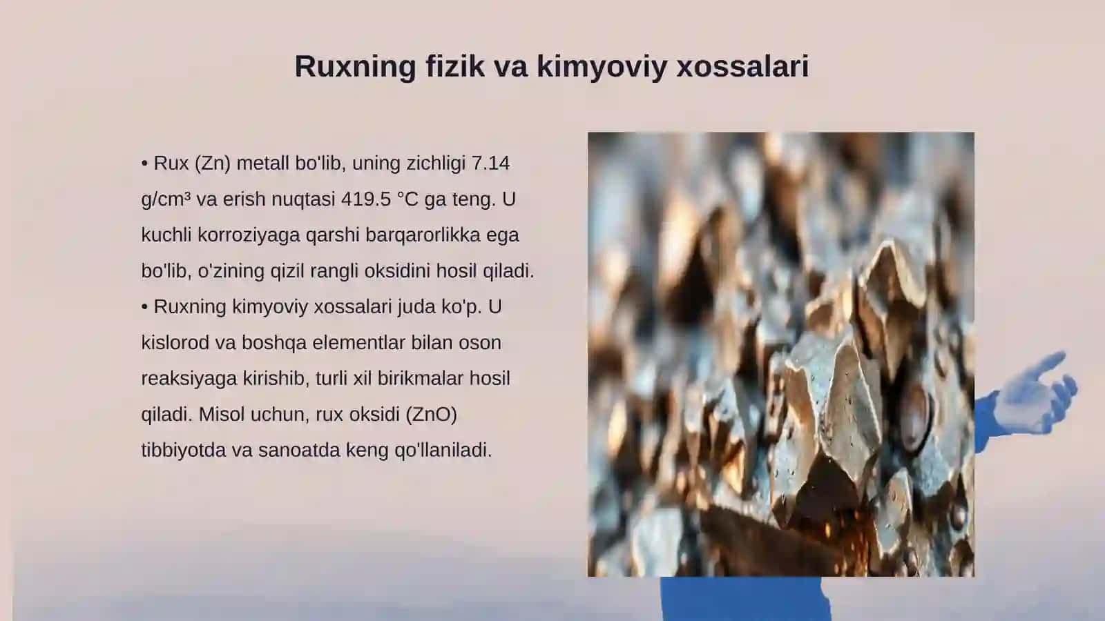 Rux, kadmiy, simob va kopernitsiy. Ularning birikmalari va xossalari 3