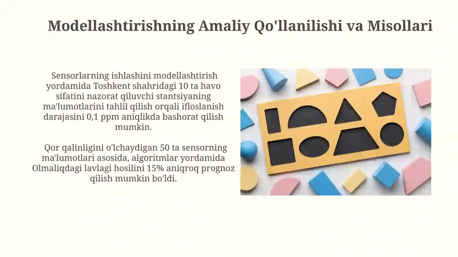 Datchiklarning matematik modellarini yaratish 3