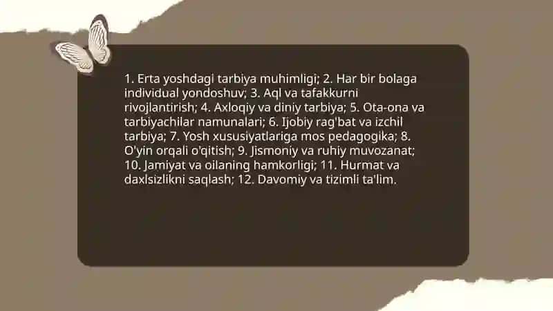 Bola tarbiyasida mutafakkirlar ta'limoti 3