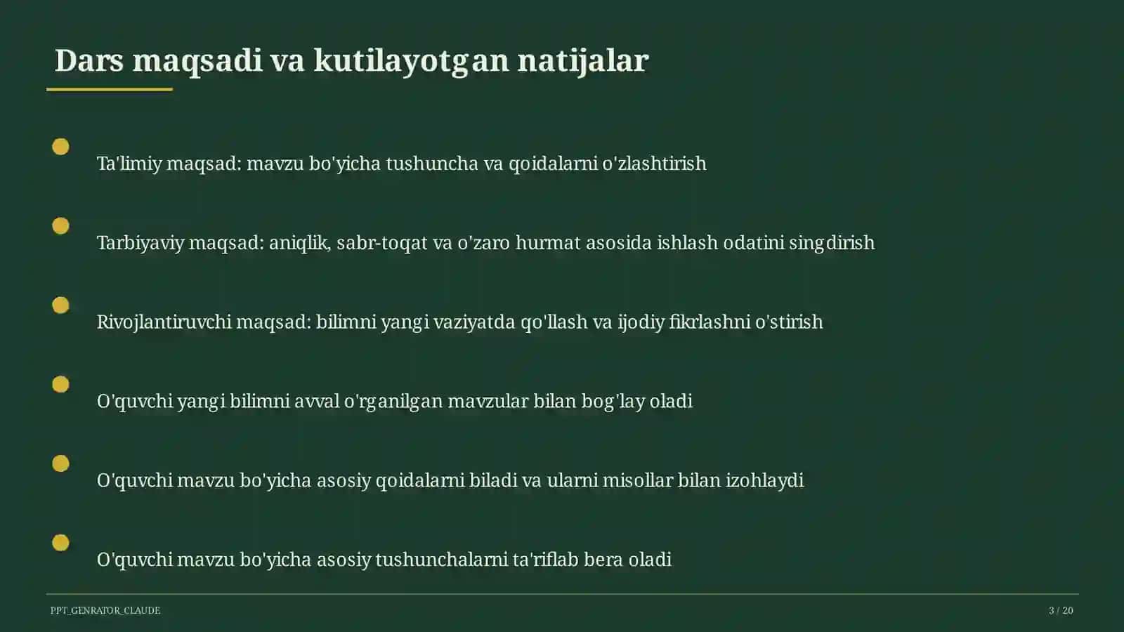 Dolzarb mavzular — maktab va o'qituvchilar 3