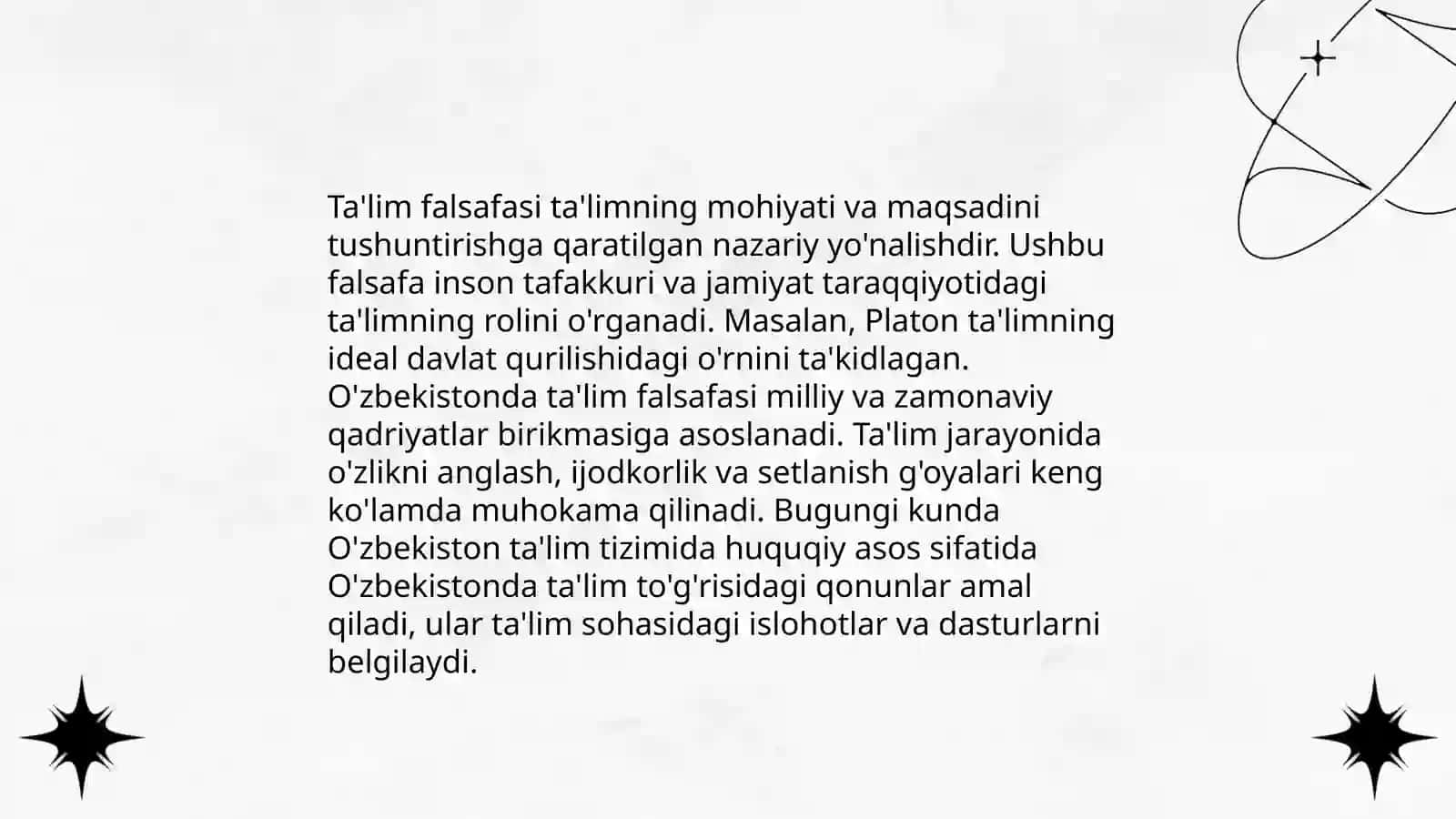 Ta'lim falsafasi 3