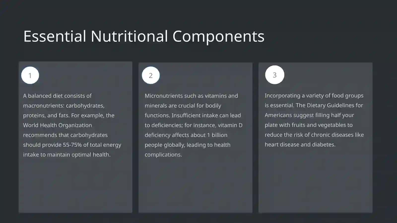Main criterias for a healthy lifestyle 3