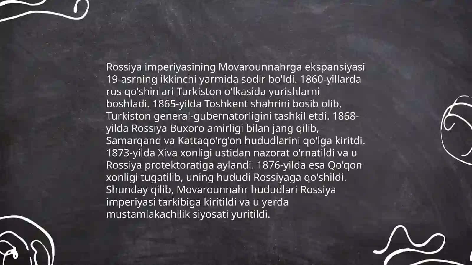 Rossiya imperiyasining Movarounnahrga ekspansiyasi 3
