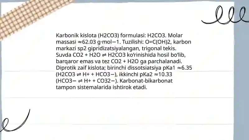 Karbon kislotalar 3