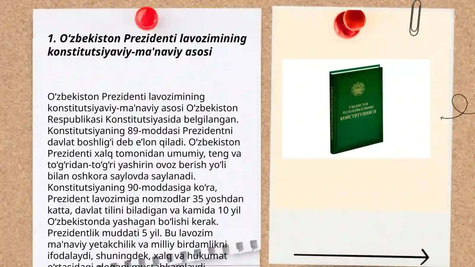 O’zbekiston Respublikasi Prezidentining konstitusiyaviy-huquqiy maqomi 3