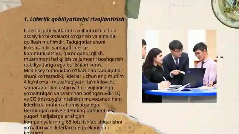 Lider va tashkilotchi yoshlarni ijtimoiy pedagogik qoʻllab quvvatlash yuna 3