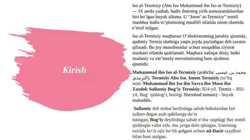 Iso at-Termiziymaqbarasi 3