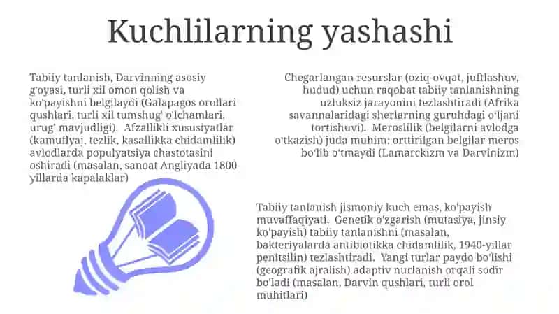 Evolyutsiya dalillari 3