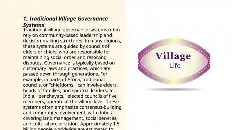 Village life 3