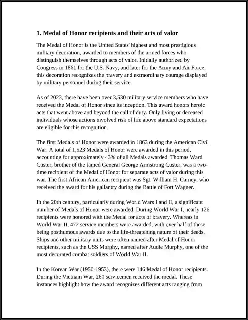 REFERAT: MILITARY HEROES AND STORIES 3