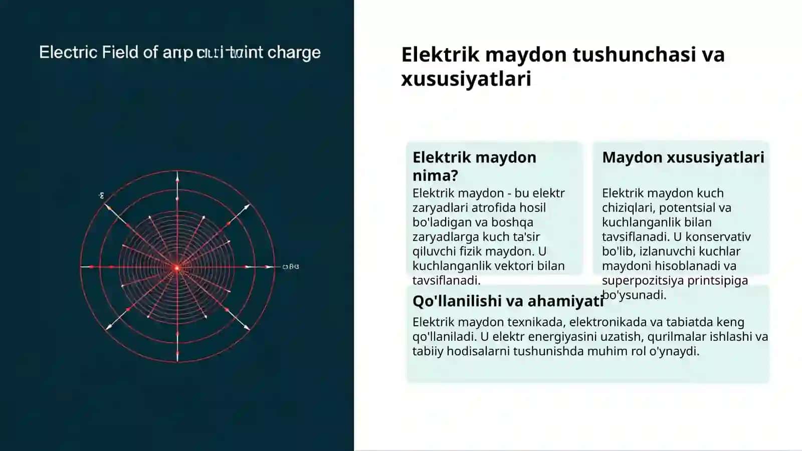 Elektrostatika: Asosiy Mavzular 3