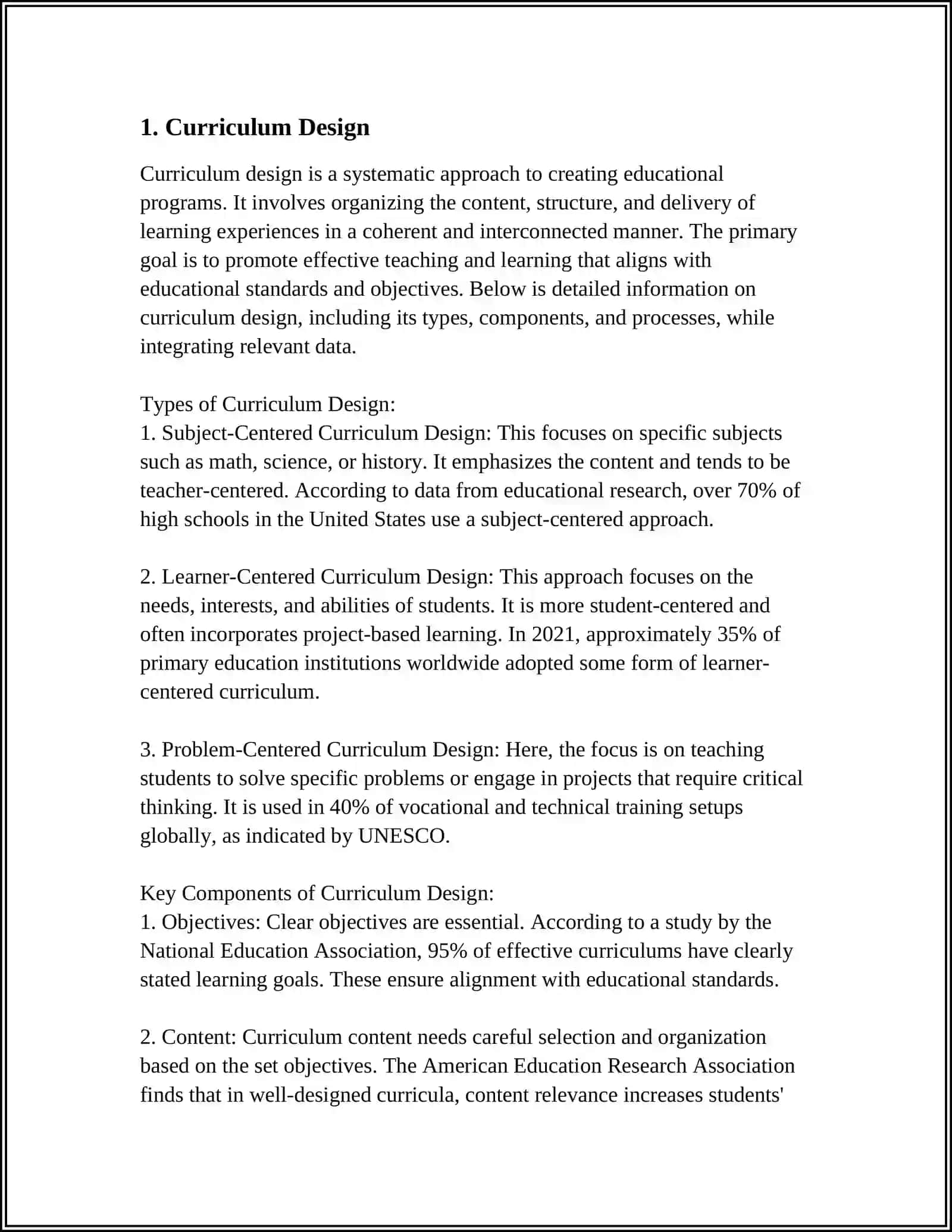 Curriculum Design for School Teachers 3