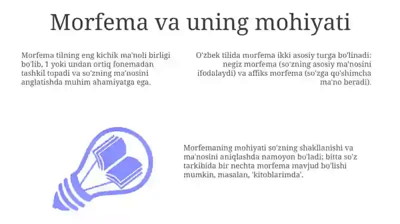 O'zbek tilshunosligida morfema va qo'shimcha munosabati masalasi 3