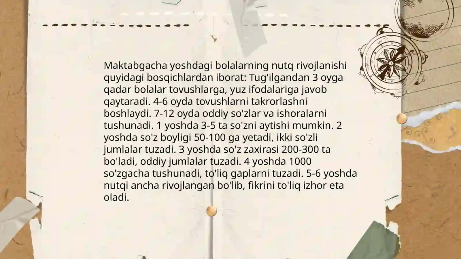 Maktabgacha yoshdagi bolalar nutqiga qoʻyiladigan davlat talablarini oʻrganish 3