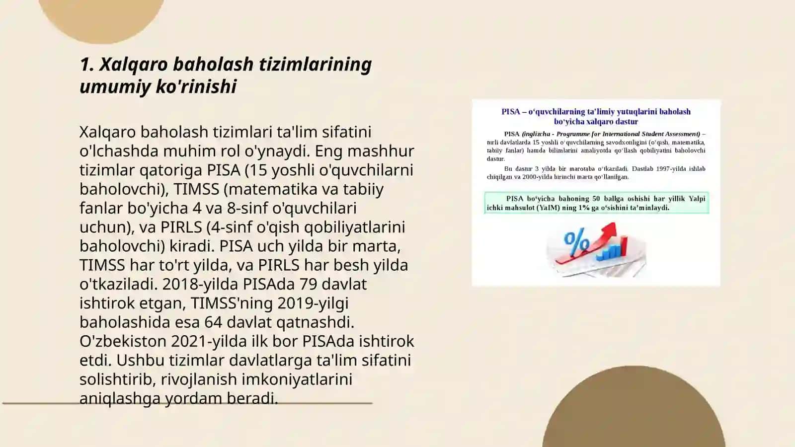 Xalqaro va milliy baholash mohiyati va mazmuni 3