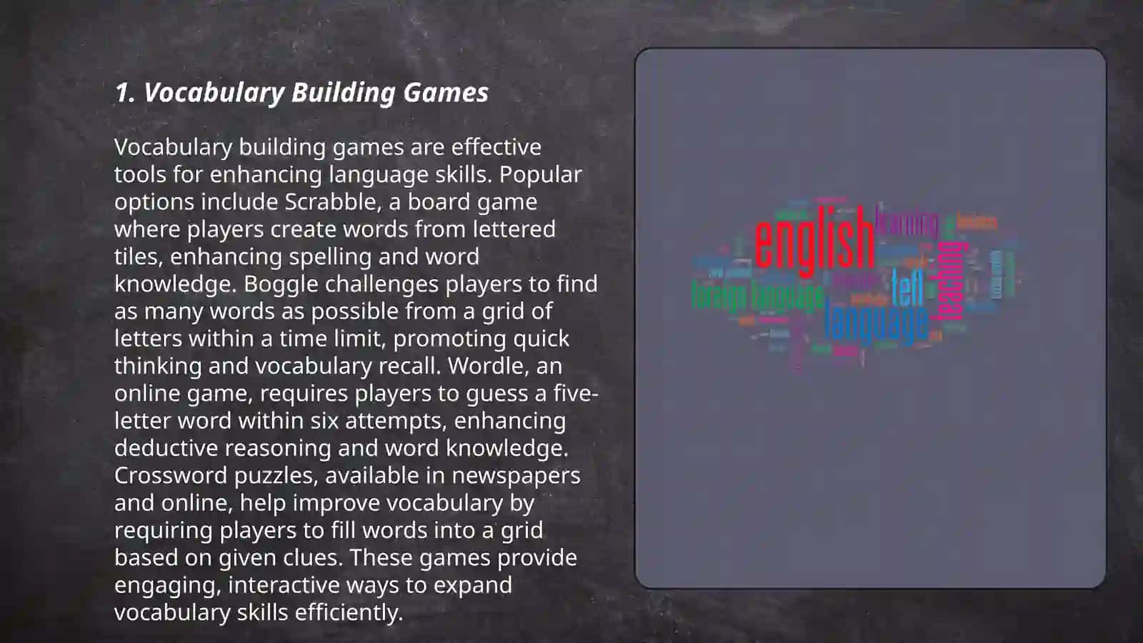 Educational games in learning and teaching foreign languages 3