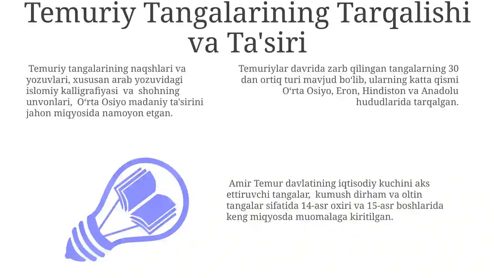 Temuriylar Tangalari 3
