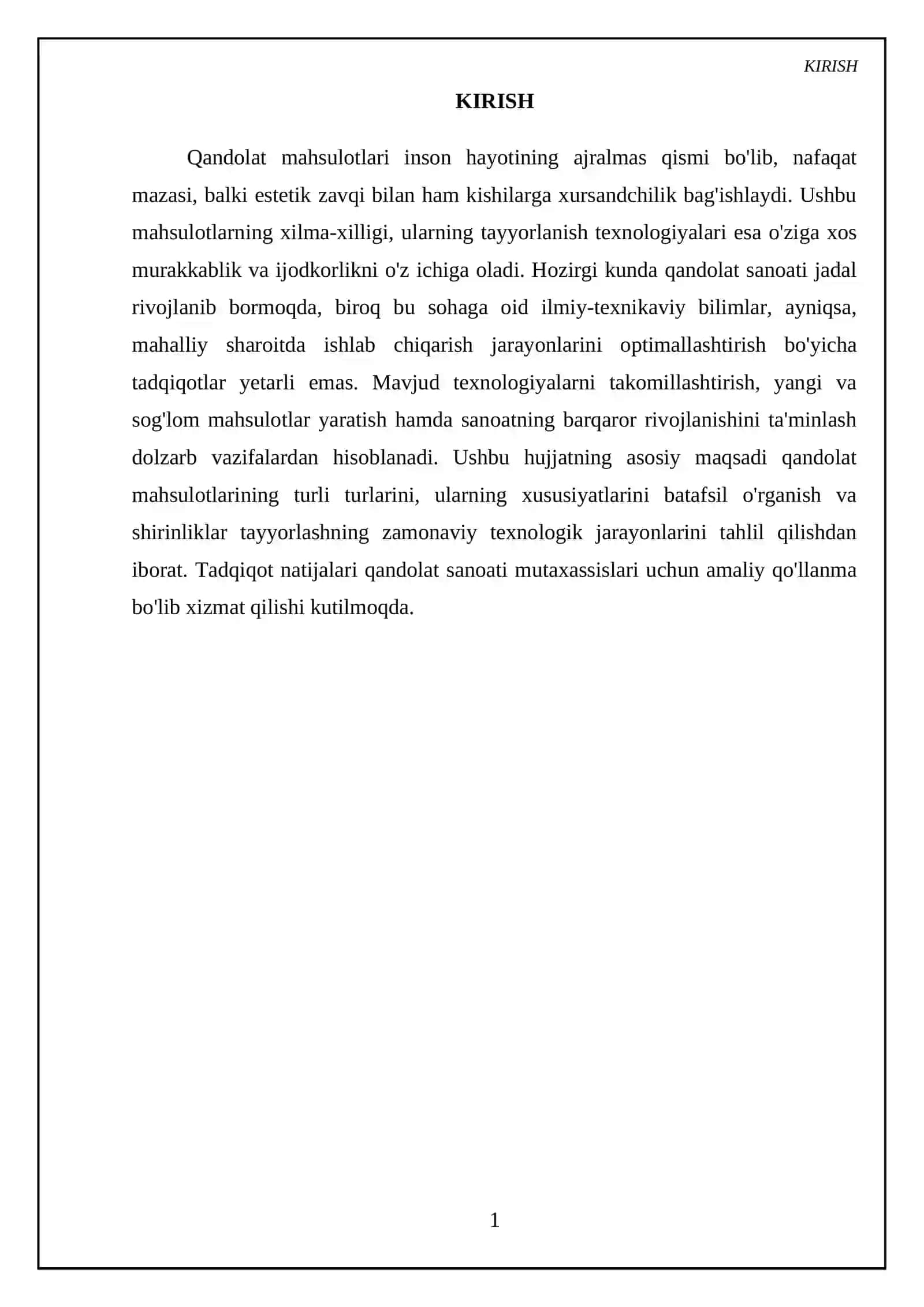 Qandolat mahsulotlari va ularning turlari, shirinlik tayyorlash texnologiyasi 3