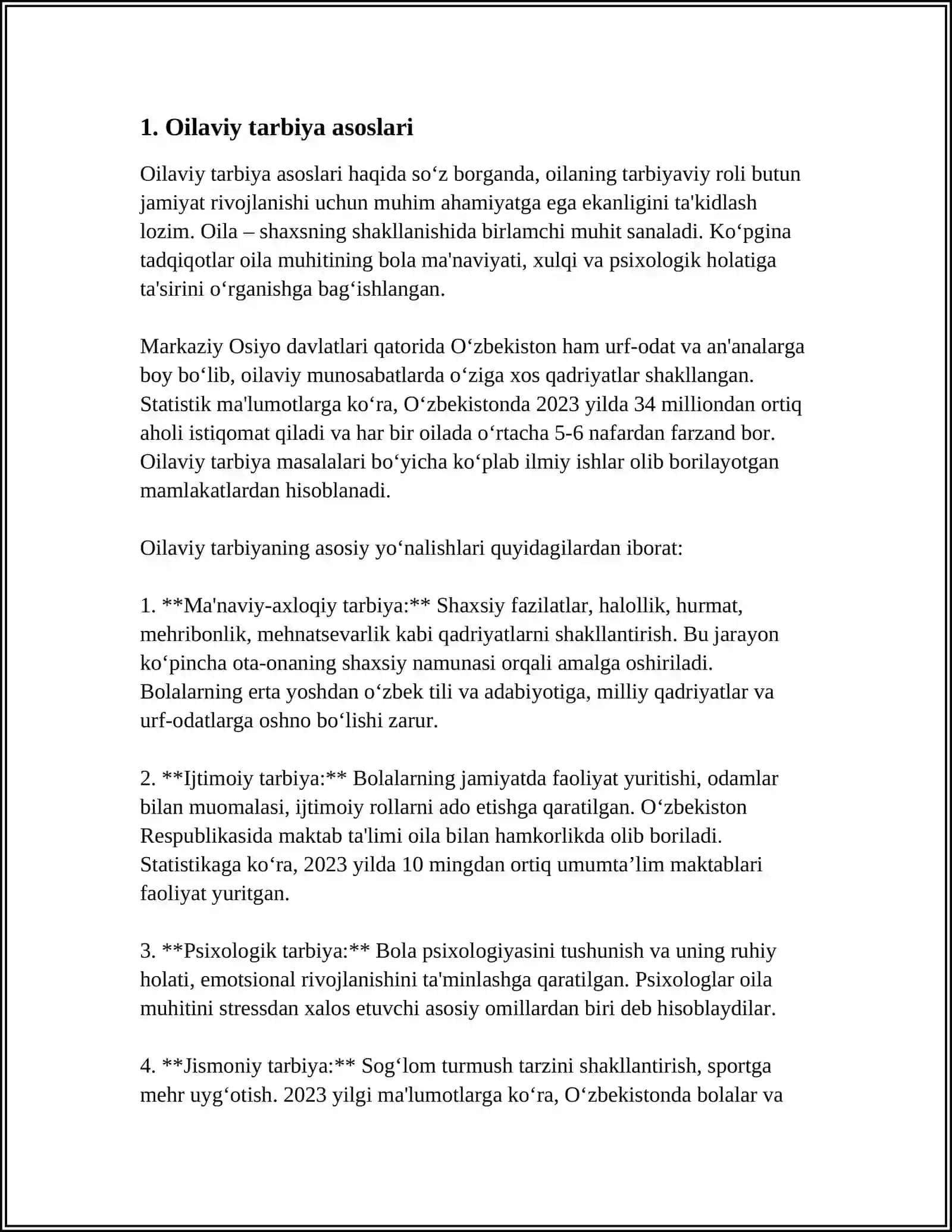 MUHAMMADJON QARONOVNING “BOLAM BAXTLI BOʻLSIN DESANGIZ” NOMLI DIDAKTIK ASARIDA TARBIYA MASALALARI 3