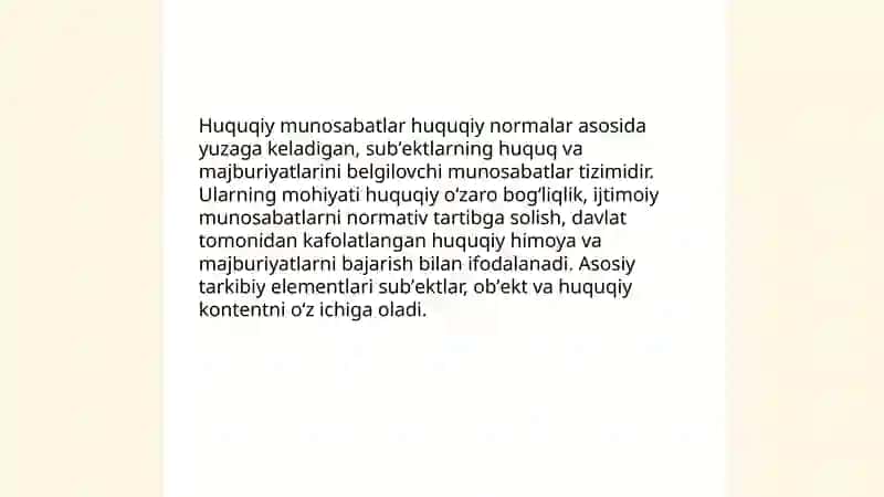 Huquqiy munosabat shakllari 3