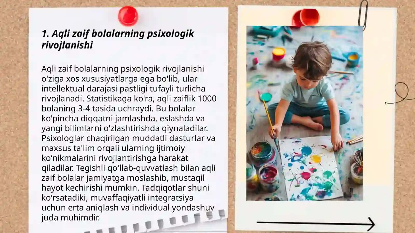 Aqli zaif bolalar rivojlanishi 3