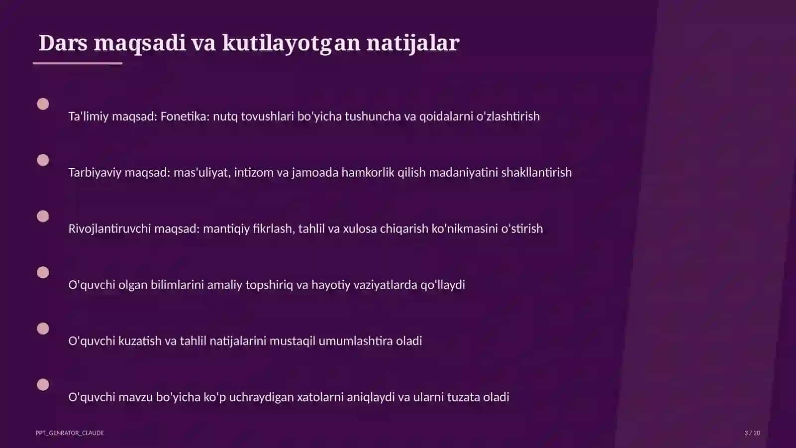 Fonetika: nutq tovushlari (5-sinf) 3