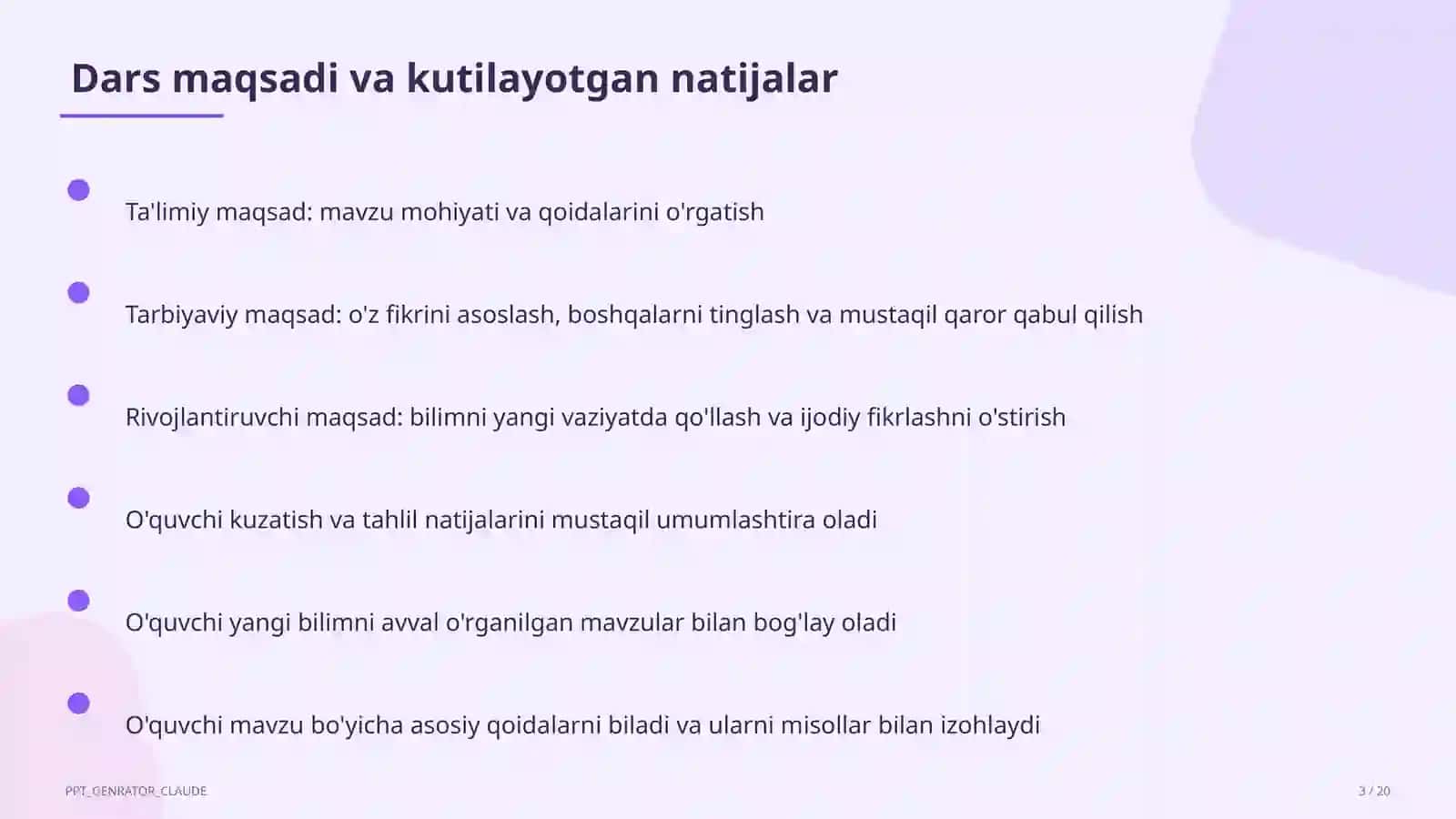 O'zbekiston madaniyati va fani (10-sinf) 3