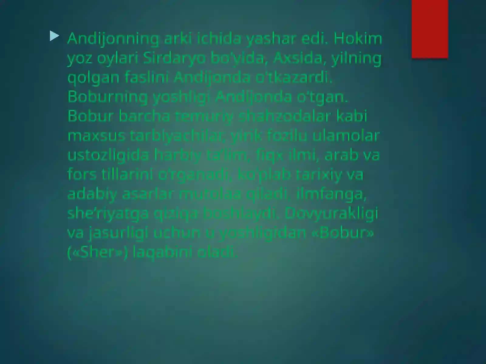 Zahiriddin Muhammad Bobur 3