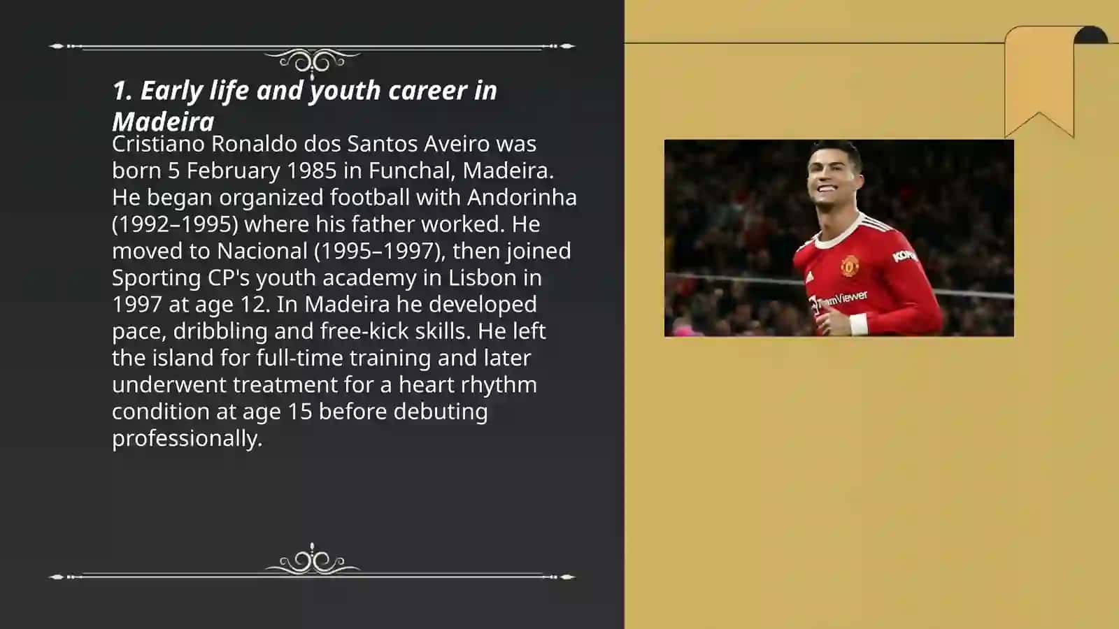 Early Life and Youth Career of Cristiano Ronaldo 3