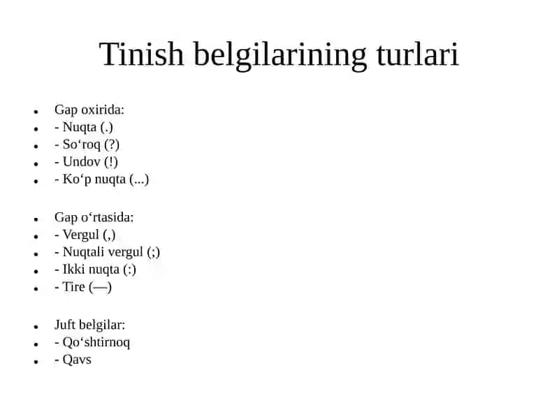 O‘zbektilidatini sh be lgilari va ularning qo‘llanilishi 3