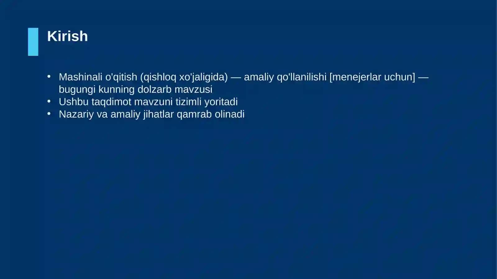 Mashinali o'qitish (qishloq xo'jaligida) — amaliy qo'llanilishi [menejerlar uchun] 3