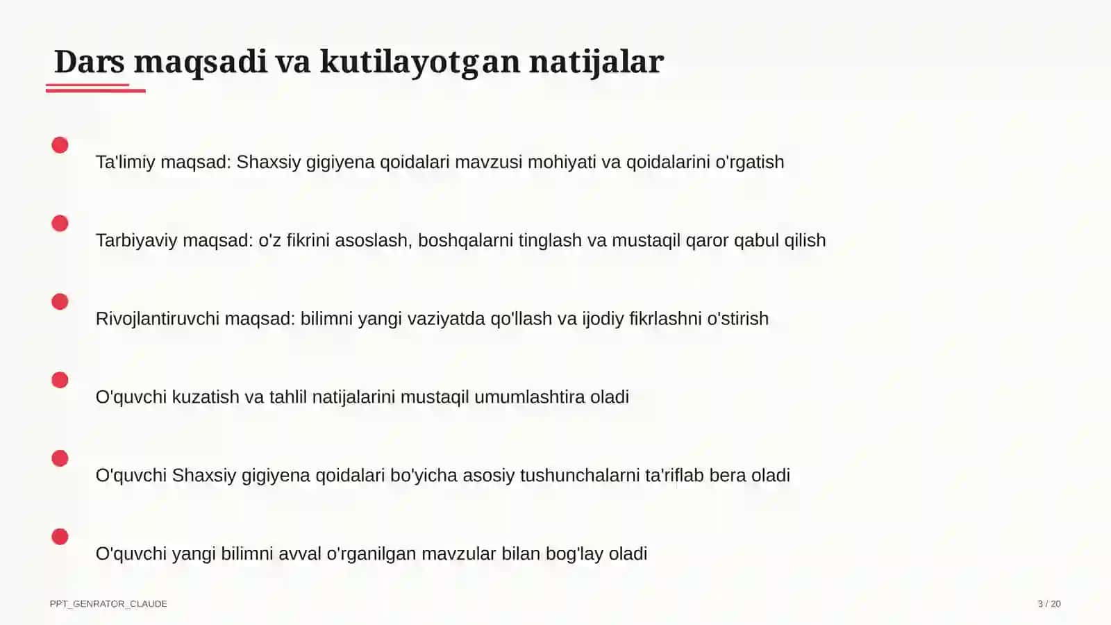 Shaxsiy gigiyena qoidalari (1-sinf) 3