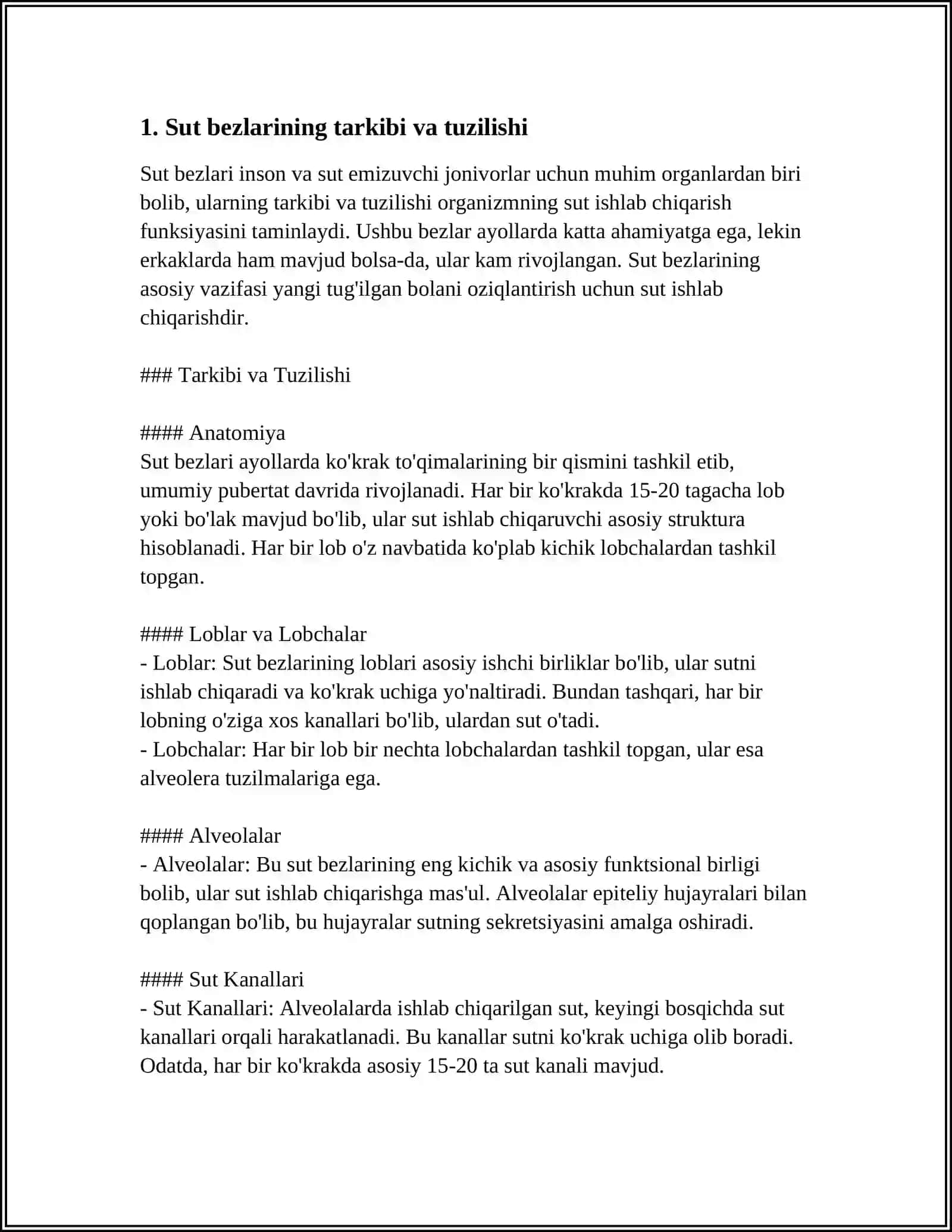 SUT BEZLARI FAOLIYATINI BOSHQARILUVI.SUT BEZLARINI YOSHGA QARAB OʻZGARISHI 3