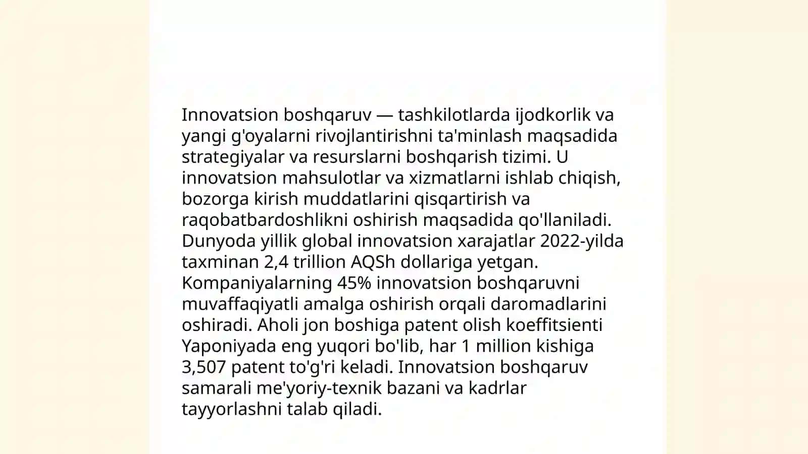 Innovatsion boshqaruv 3