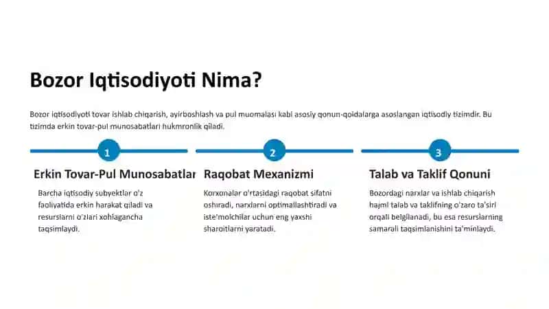 Bozor Iqtisodiyotining Mazmuni va Amal Qilishi 3