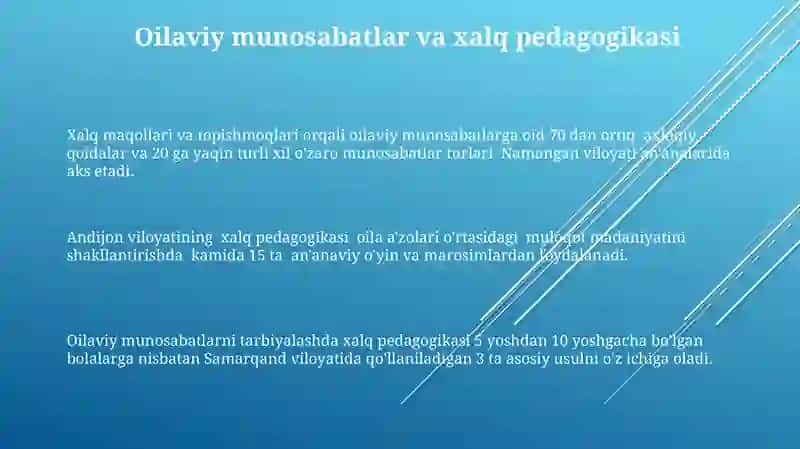 Xalq pedogogikasida shaxslararo munosabatlar talqini 3
