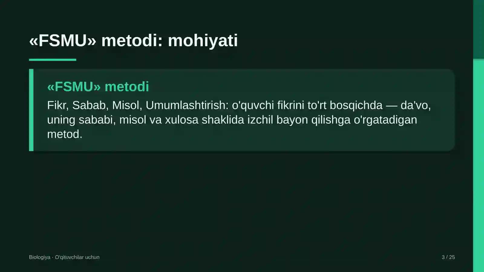biologiya darslarida fsmu metodidan foydalanish 9563 3