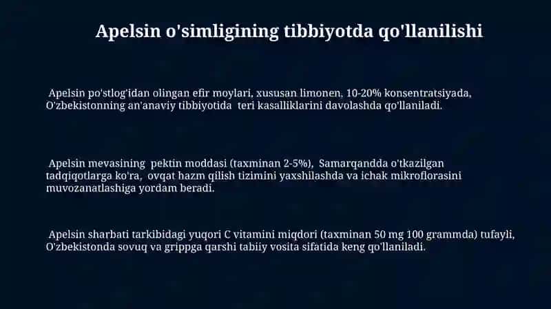Apelsin o'simligi 3