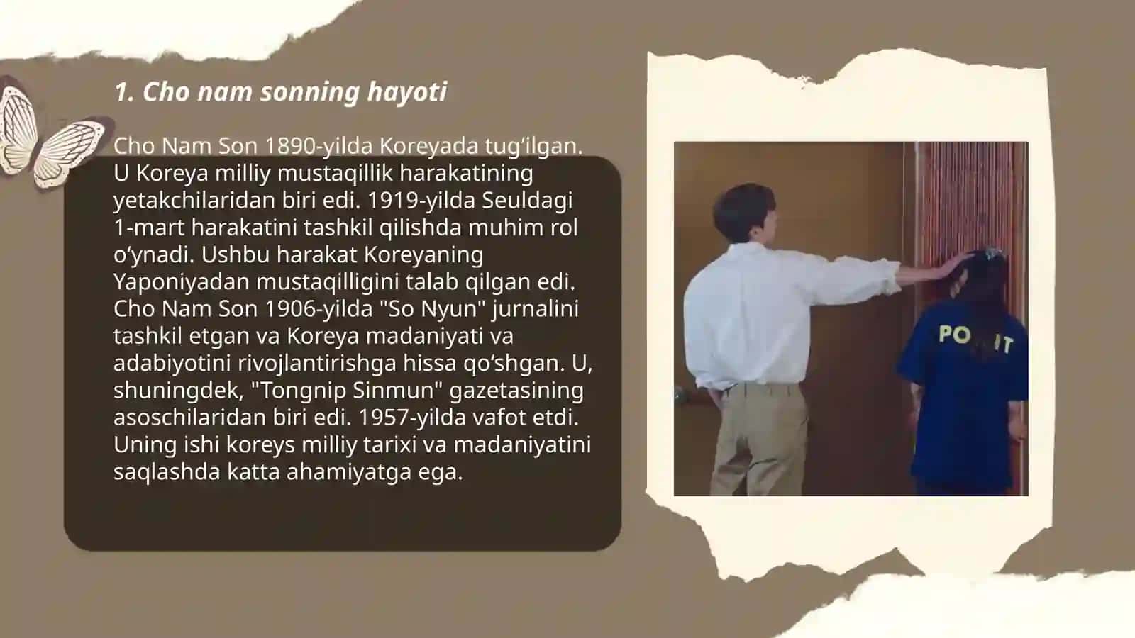 Cho Nam Sonning hayoti 3