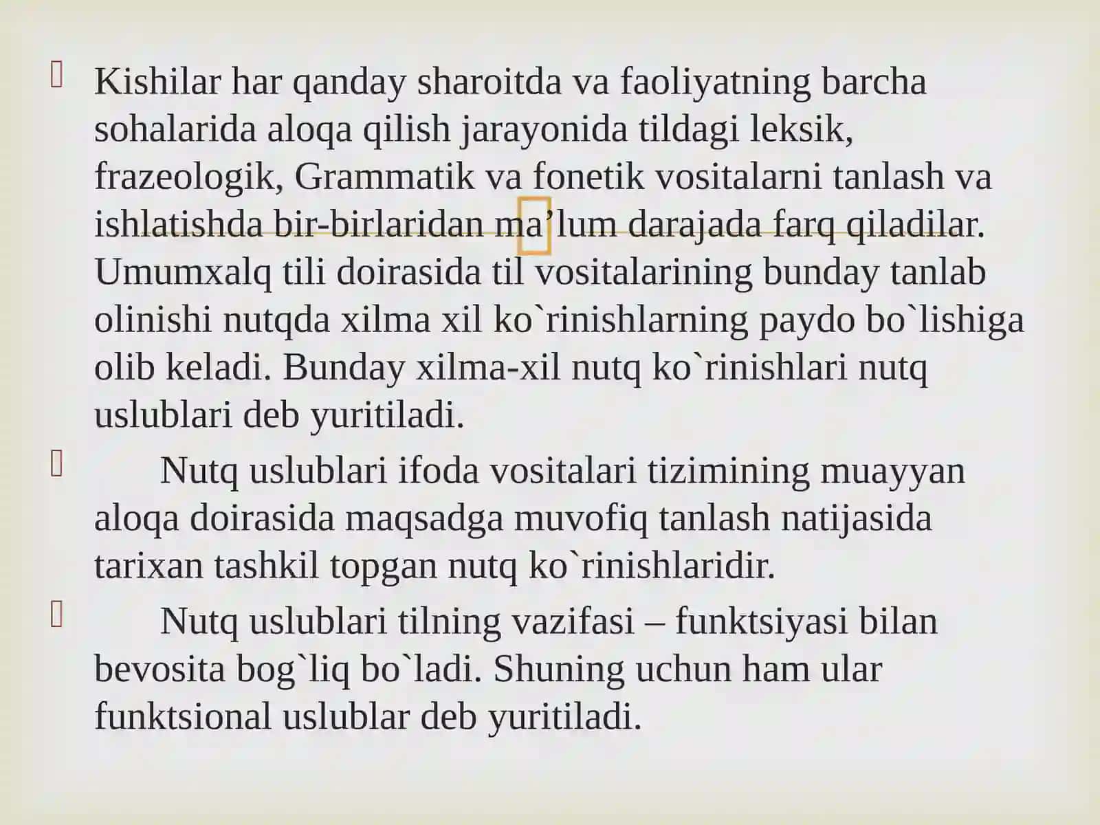NUTQIY MALAKANI OSHIRISHDA TIL USLUBLARIDAN FOYDALANISH 3