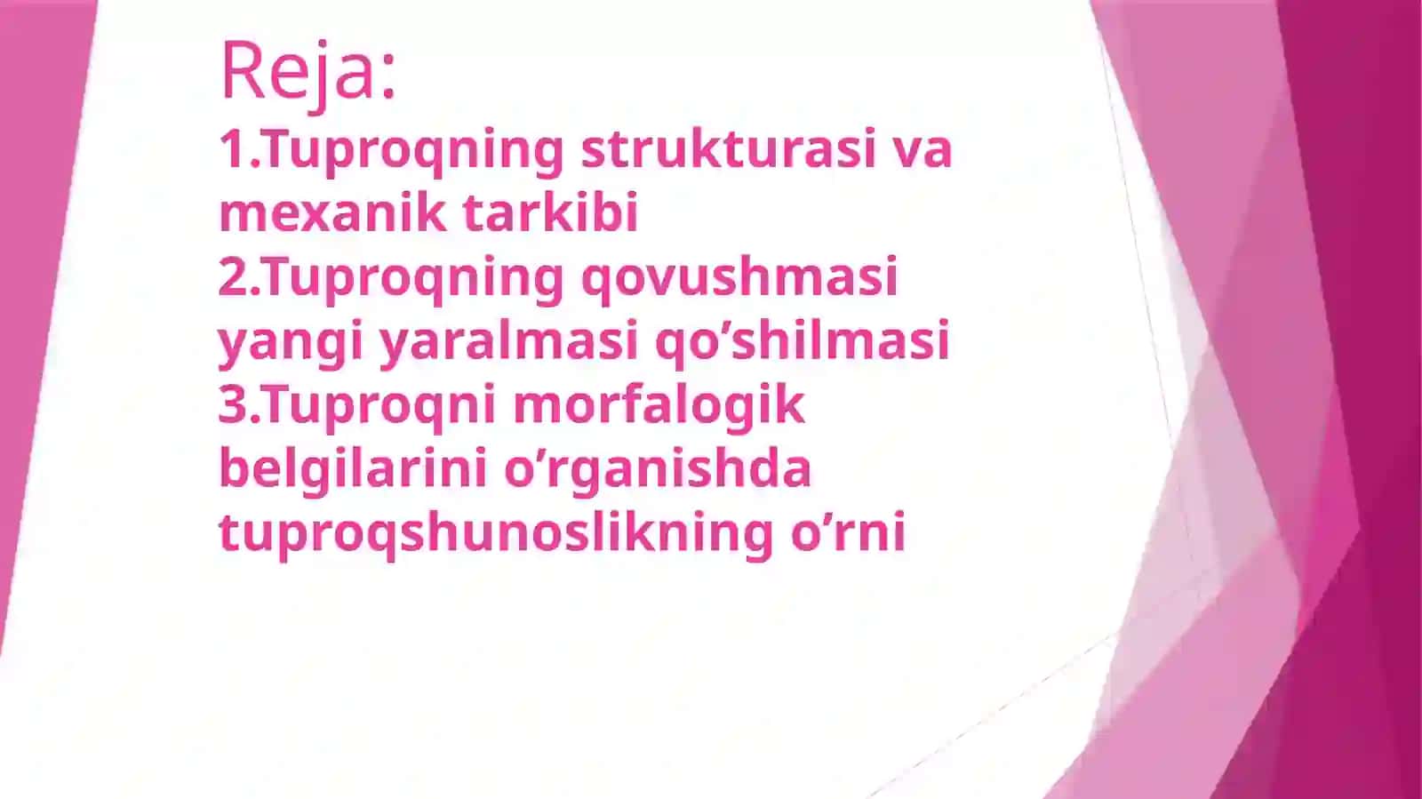 Mexanik  tarkibni  aniqlash  usullarini  o’rganish 3