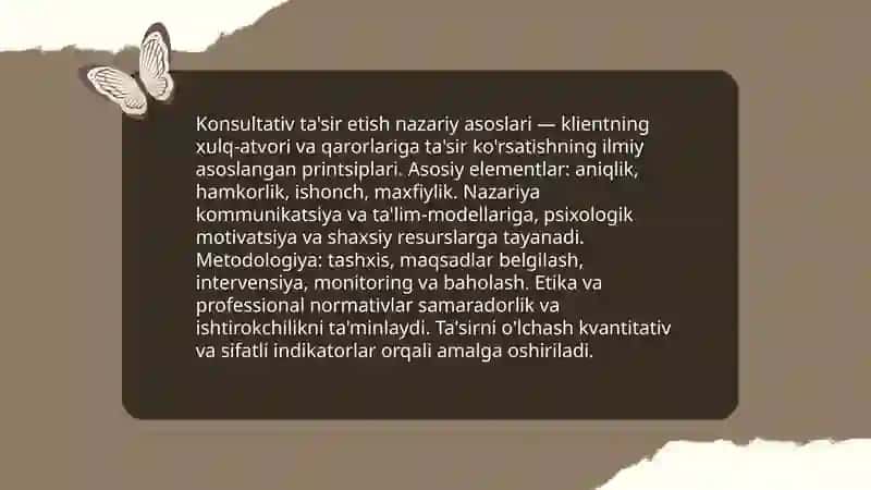 Konsultativ ta'sir etish texnologiyasi 3