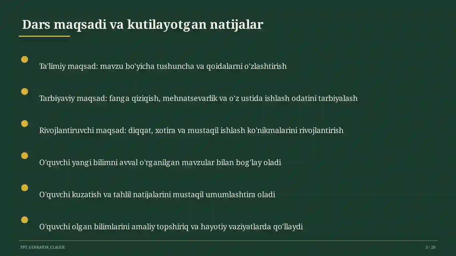 Saf mashqlari va tartib qoidalari (1-sinf) 3